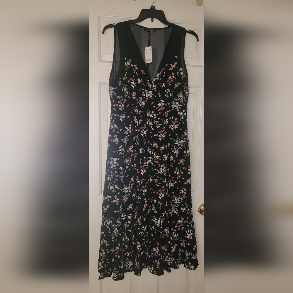 Suzanne Betro - Floral Sleeveless Summer Dress Boutique Dress Sz 1x